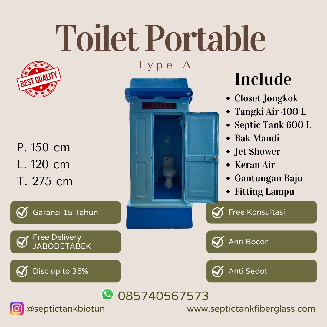 Toilet Portable A Biotun